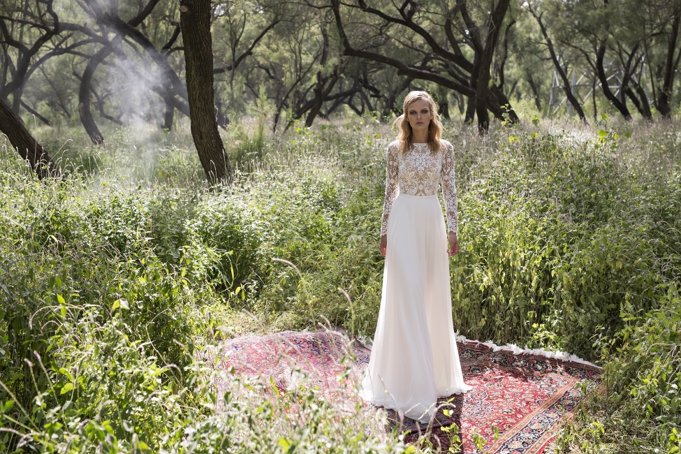 Beach Bohemian Summer 2019 Long Sleeves Backless Robe De Mariage Sweep Train Wedding Dress Bridal Gowns Garden Custom Boho