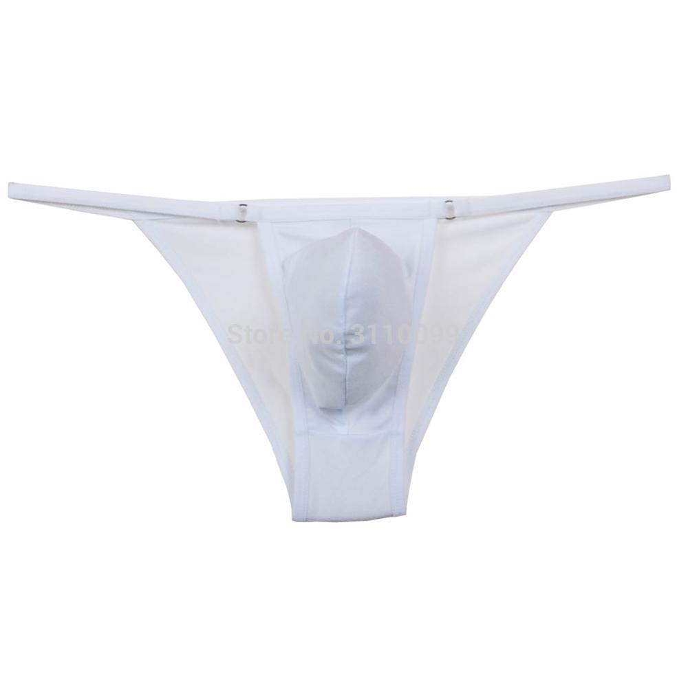 Iron Hoop Decorations Sexy Men's Briefs Undershorts Male Underpants Men Underwear Enhanced Protruding Penis Pouch Brief Smooth