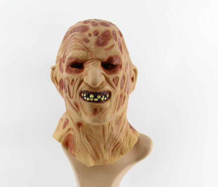 Burn Face Horror Mask Realistic Adult Party Costume Horror Mask Scary Halloween Carnival Cosplay Zombie Mask