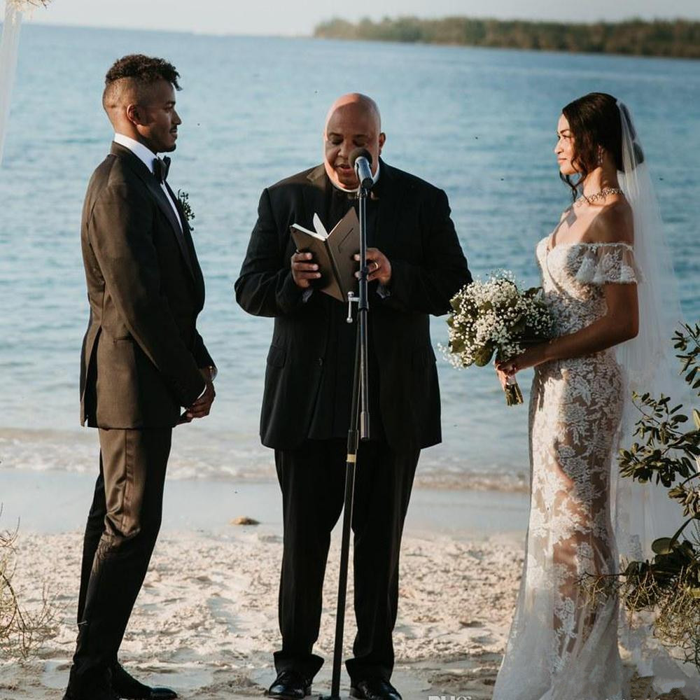 Sexy Illusion Mermaid Wedding Dresses Off Shoulder Backless Beach Boho Bridal Gowns Floor Length Wedding Wear vestido de novia