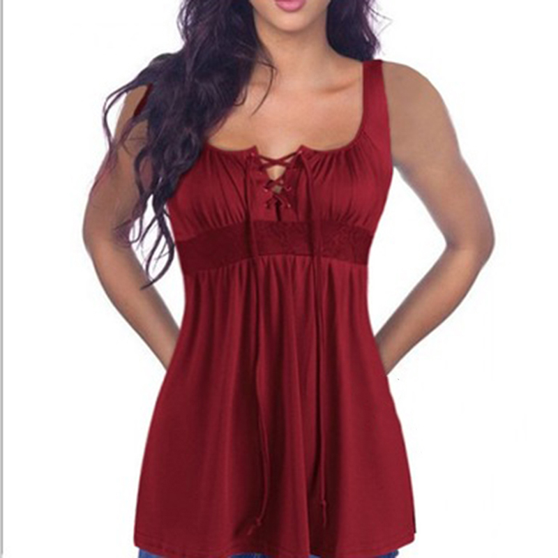 2018 Summer Sexy Low-cut Basic T-shirts Tank Top Solid Cotton Sleeveless Lace Up Camisole Tops Women' Vest Plus Size, Black
2018 Summer Sexy Low-cut Basic T-shirts Tank Top Solid Cotton Sleeveless Lace Up Camisole Tops Women' Vest Plus Size, Black