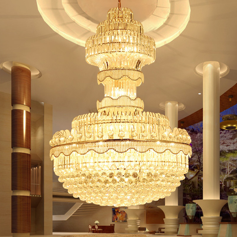 Modern Crystal Chandelier European Long Gold Crystal Chandeliers Lighting Fixture American Villa Shining Big Lights Home Indoor Lighting
Modern Crystal Chandelier European Long Gold Crystal Chandeliers Lighting Fixture American Villa Shining Big Lights Home Indoor Lighting