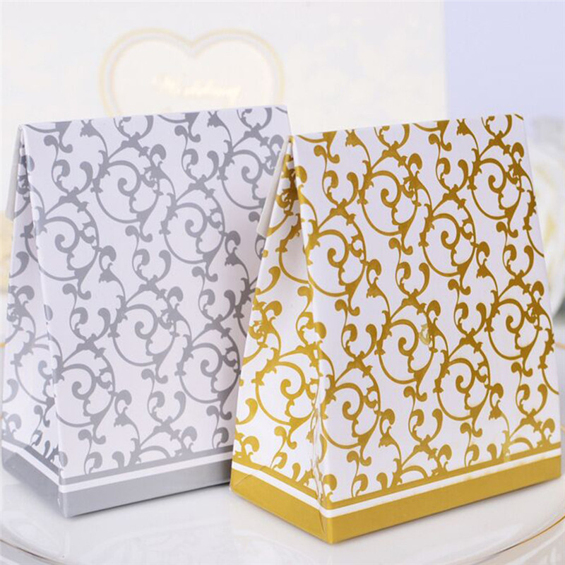 Sweet Cake Gift Candy Boxes Bags Anniversary Party Wedding Favours Birthday Party Supply 100pcs Favor wholesale