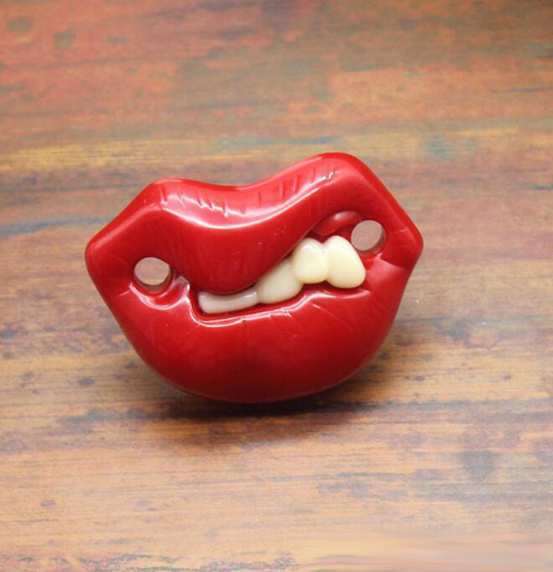 Baby Pacifier Cute Funny Teeth Beard Mustache Baby Pacifier Orthodontic Dummy Infant comfort toys Nipples Silica gel infant Pacifier