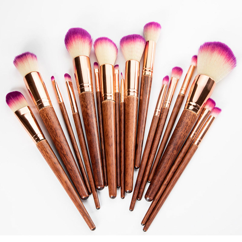 17pcs Professional Makeup Brushes Set Powder Foundation Blusher Brush Lip Eye shadow Eyebrow Make Up Brushes Cosmetics Beauty ToolS Complete