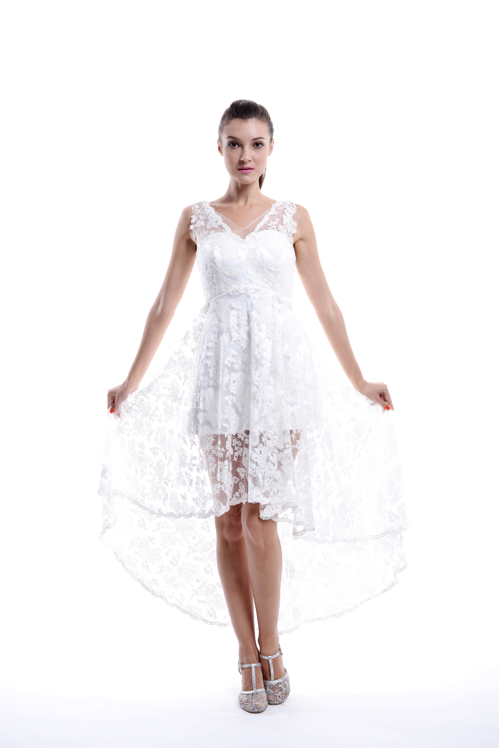2018 Lace Beach Wedding Dress A Line High Low Asymmetrical Wedding Dress Backless Zipper Back Vintage Bridal Gowns Cheap, Champagne
2018 Lace Beach Wedding Dress A Line High Low Asymmetrical Wedding Dress Backless Zipper Back Vintage Bridal Gowns Cheap, Champagne