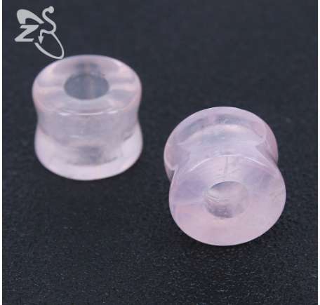 7 Colors Stone Ear Plug Double Flared Natural Stone Ear Tunnels Plugs Ear Gauges Stretcher Expander Flesh Body Piercing Jewery