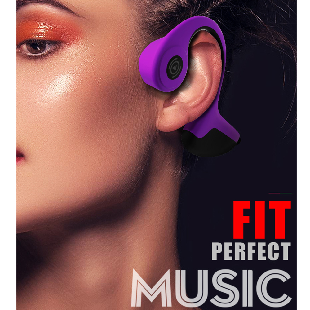 Bluetooth 5.0 Earphones Z8 Wireless Headphones Bone Conduction Earphone Outdoor Sport Headset with Mic Box for IPhone Android Phone, Black
Bluetooth 5.0 Earphones Z8 Wireless Headphones Bone Conduction Earphone Outdoor Sport Headset with Mic Box for IPhone Android Phone, Black