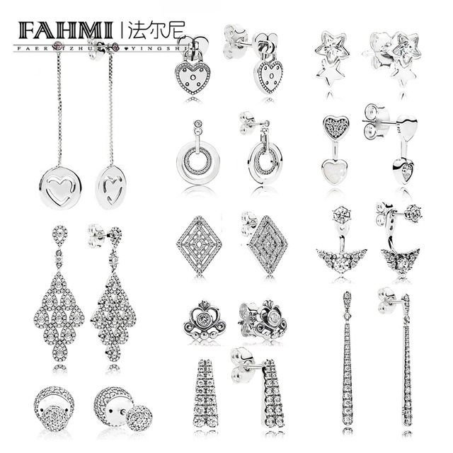 FAHMI 100% 925 Sterling Silver 1:1 Genuine Smile Long Stud Earrings Heart Star Geometric Lamination Charm Long Ear Stud Women
FAHMI 100% 925 Sterling Silver 1:1 Genuine Smile Long Stud Earrings Heart Star Geometric Lamination Charm Long Ear Stud Women