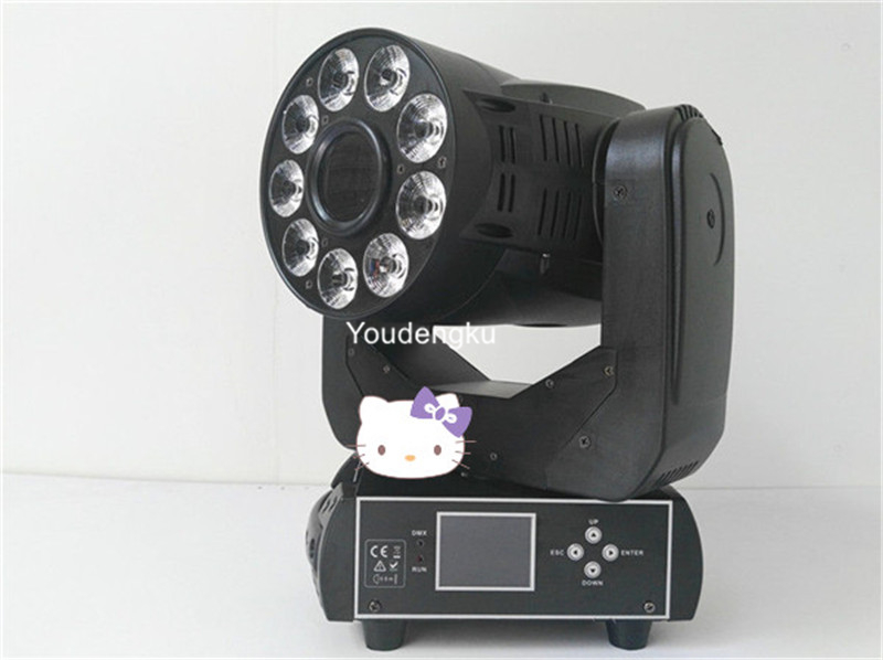 6 pieces toppest lighting dmx china spot movinghead 75 watt led moving head rgbwa uv wash led spotlight