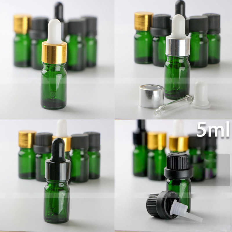 Wholesale 1150pcs/lot 5ml Green Color Glass Essential Oil Bottles With Metal Gold Silver Dropper Cap & Glass Pipette
Wholesale 1150pcs/lot 5ml Green Color Glass Essential Oil Bottles With Metal Gold Silver Dropper Cap & Glass Pipette