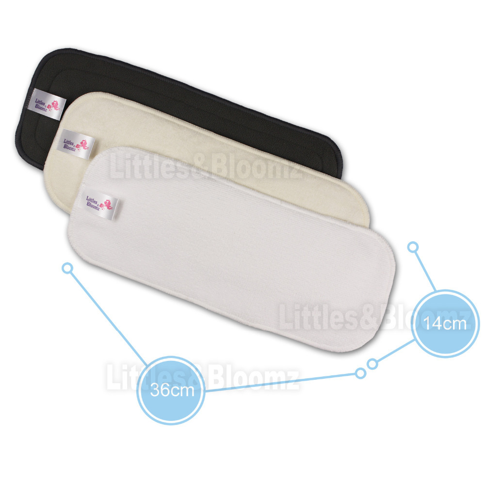 Reusable Washable Boosters Liners For Real Pocket Cloth Nappy Diaper Cover Wrap microfibre bamboo charcoal Inserts