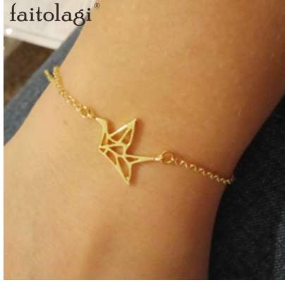 Pigeon Origami Charms Bracelets For Women Jewelry Link Chain Bracelet Femme Animal Bracelet women mens gift brasaletes mujer
Pigeon Origami Charms Bracelets For Women Jewelry Link Chain Bracelet Femme Animal Bracelet women mens gift brasaletes mujer