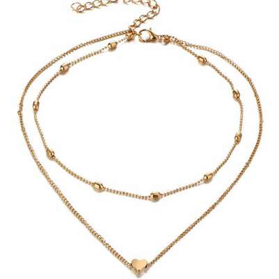 FASHION JEWELRY Love Heart Adjustable Necklace For Women Multilayer Chain Choker Necklace Summer Gift Drop shipping
FASHION JEWELRY Love Heart Adjustable Necklace For Women Multilayer Chain Choker Necklace Summer Gift Drop shipping