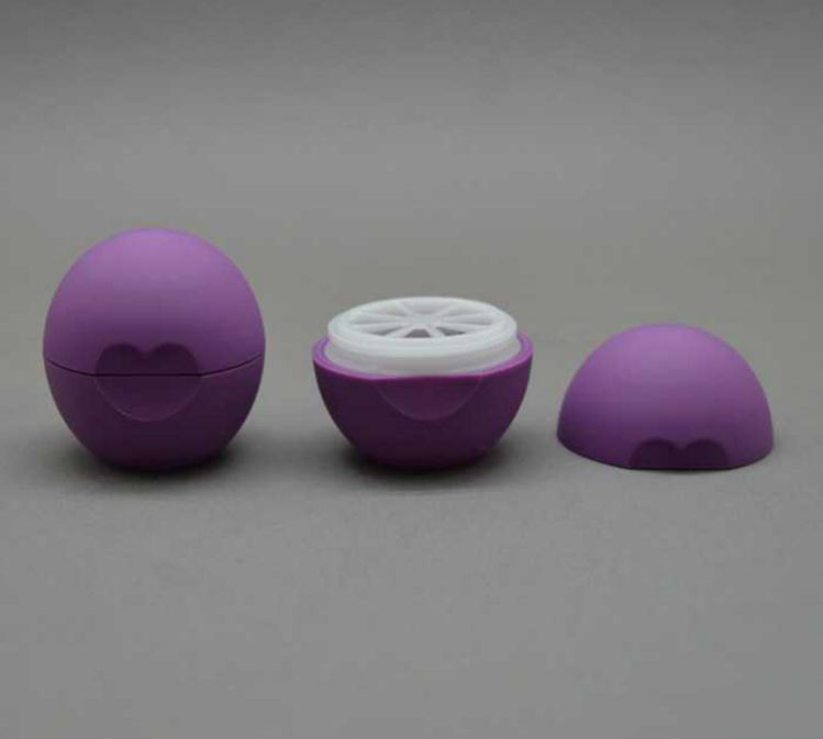 Blank Cosmetic Ball Container 7g Lip Balm Jar Eye Gloss Cream Sample Case 3138399