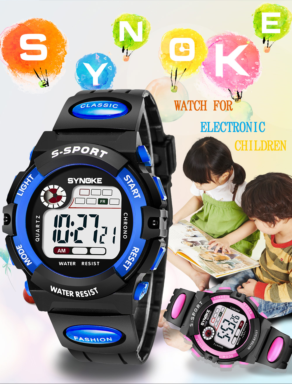 Cheapest Luminous LED Digital Sports Wrist Watch Fashion Child Waterproof Outdoor Electronic Watches Multi-Function Students Watch, Blue
Cheapest Luminous LED Digital Sports Wrist Watch Fashion Child Waterproof Outdoor Electronic Watches Multi-Function Students Watch, Blue