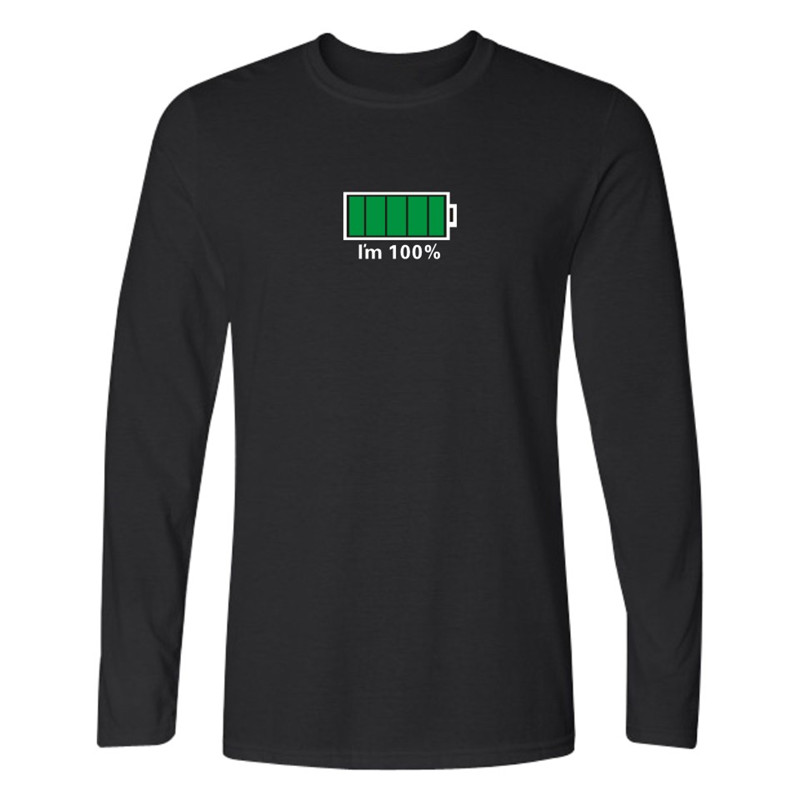 Blackday Funny T Shirts Battery Printed Long Sleeve Solid T shirt Letters HELP ME Energy camisa masculina T shirt men Homme men Clothing, White
Blackday Funny T Shirts Battery Printed Long Sleeve Solid T shirt Letters HELP ME Energy camisa masculina T shirt men Homme men Clothing, White