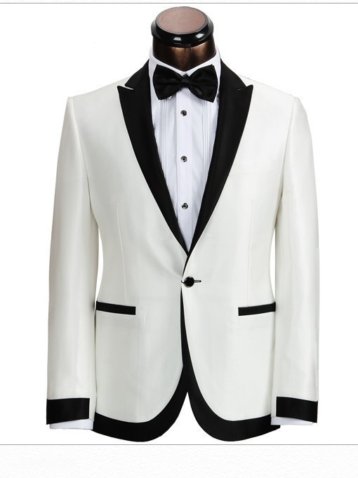 New Designe One Button Lvory Groom Tuxedos Groomsmen Men Formal Suits Business Prom Suit Customize(Jacket+Pants+Bows Tie) NO;58, Same as image
New Designe One Button Lvory Groom Tuxedos Groomsmen Men Formal Suits Business Prom Suit Customize(Jacket+Pants+Bows Tie) NO;58, Same as image