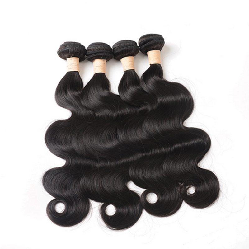 Malaysian Virgin Mink Bundles Human Hair Wefts Body Wave 3 Pieces/Lot 8-30Inch Natural Color