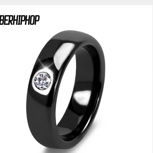 Fashion Men Women Black White Colorful Ring Ceramic Ring For Women With Big Crystal Wedding Band Ring Width 6mm Size 6-9 Gift
Fashion Men Women Black White Colorful Ring Ceramic Ring For Women With Big Crystal Wedding Band Ring Width 6mm Size 6-9 Gift