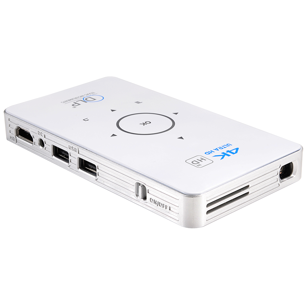C6 Mini 4K DLP Android 90 Projector 5G WiFi Bluetooth 40 Portable Video Home Cinema Support Mobile Phone Miracast Airplay Amlogi