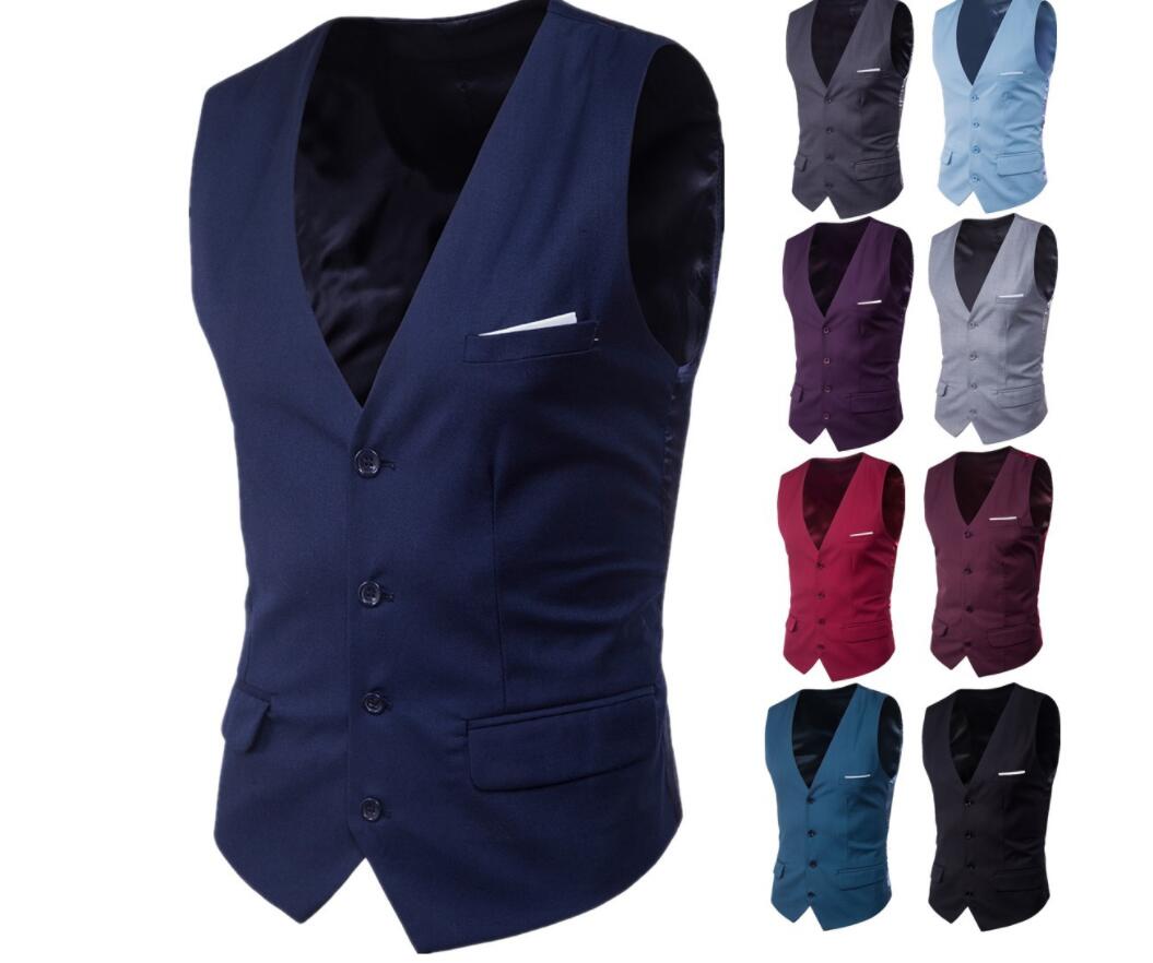 Hot Sell Groom Vests Single Breasted Mens Suit Vests Slim Solid Casual Wedding Party Bridesgroom Vest, Black
Hot Sell Groom Vests Single Breasted Mens Suit Vests Slim Solid Casual Wedding Party Bridesgroom Vest, Black