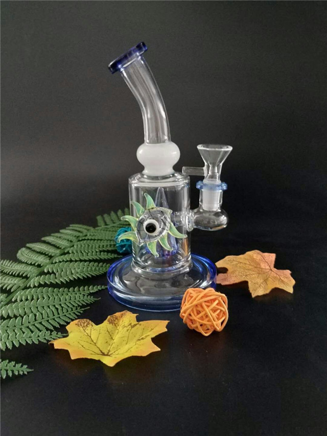 High-end glass hookah bubbler bong oil rig smoking pipe with a blue ball and perc 14mm joint gb381
High-end glass hookah bubbler bong oil rig smoking pipe with a blue ball and perc 14mm joint gb381