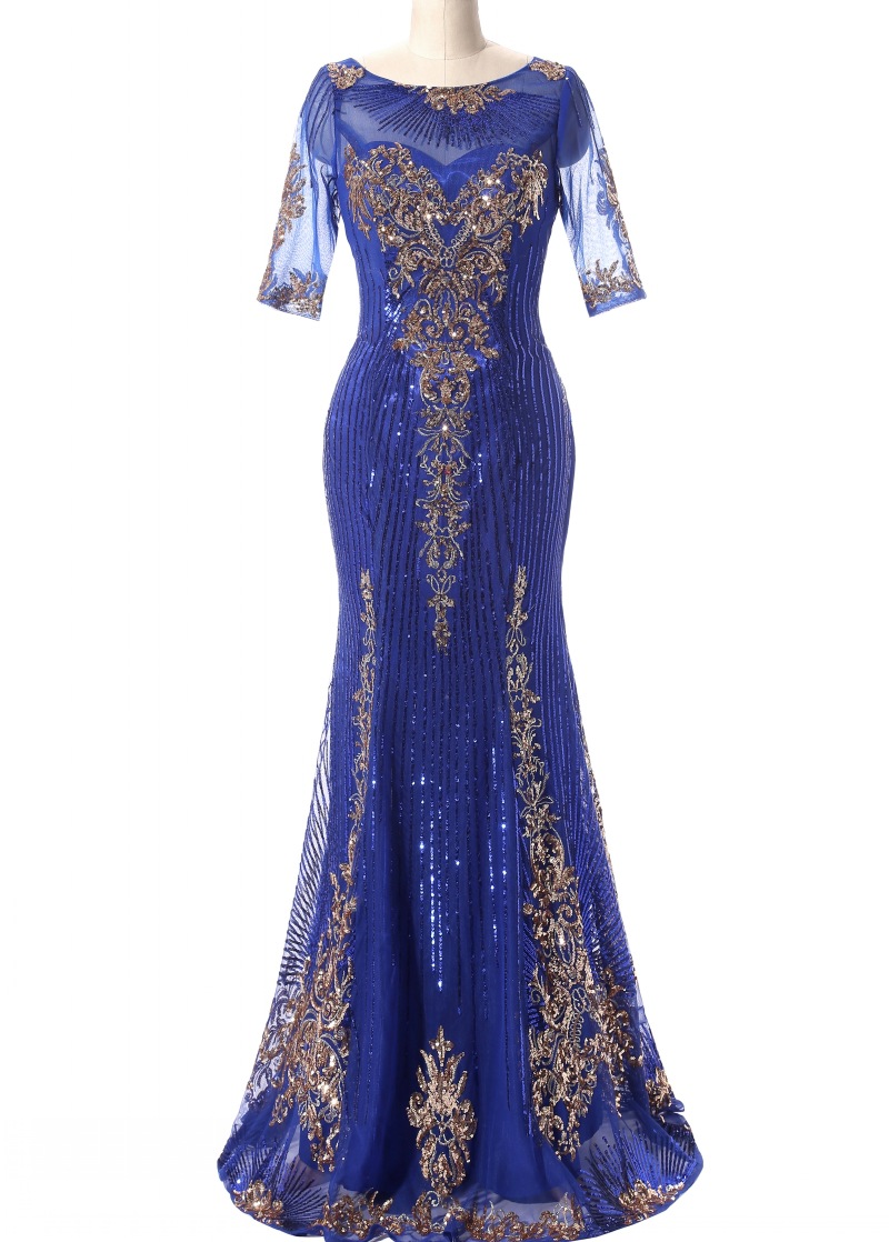 New Arrival Free Shipping Elegant Memrmaid Mother of the Bride Dress Burgundy/Royal Blue Full Length Short Sleeve Sequins ForWedding Party
New Arrival Free Shipping Elegant Memrmaid Mother of the Bride Dress Burgundy/Royal Blue Full Length Short Sleeve Sequins ForWedding Party
