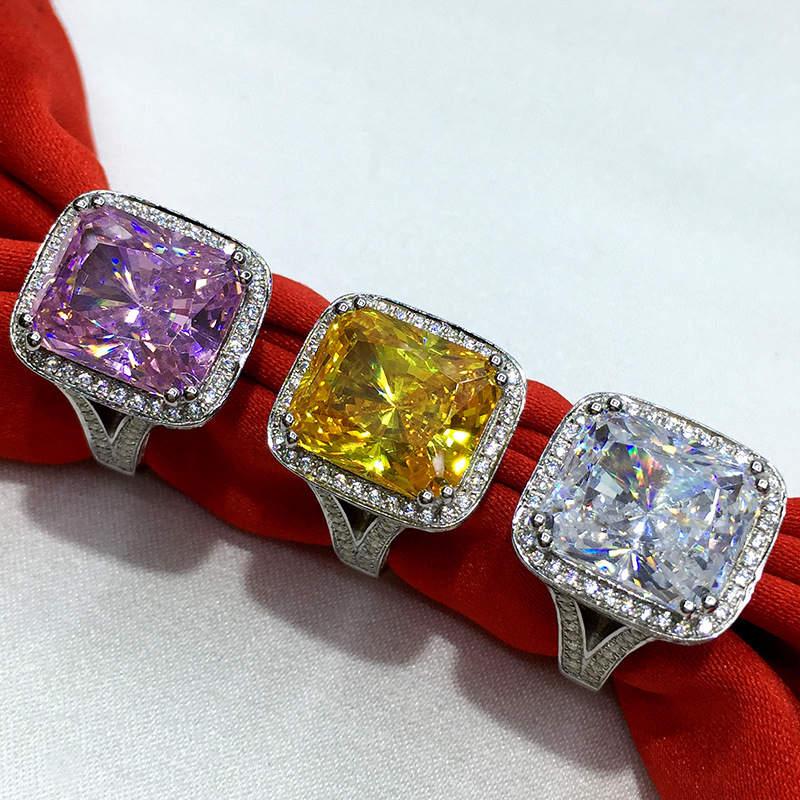 2017 New 3 colors birthstone Jewelry Wedding band rings for women Cushion cut 10ct 5A Cz White Gold Filled Engagement Party Ring
2017 New 3 colors birthstone Jewelry Wedding band rings for women Cushion cut 10ct 5A Cz White Gold Filled Engagement Party Ring