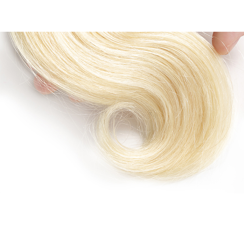 Hot selling cheap price Big Stock#613 Blonde Hair Weaves Brazilian Body Wave Human Hair Extensions Remy Hair Bundles 100gram Per Piece