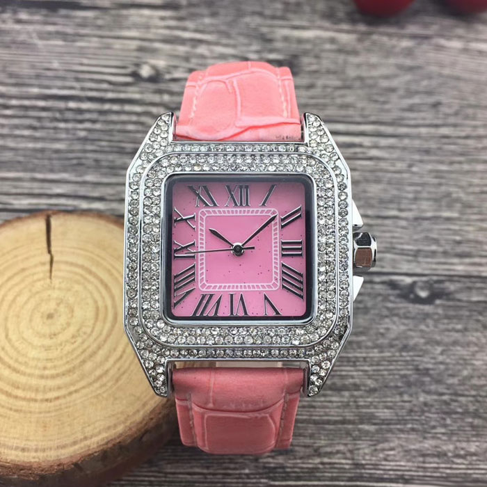New Classic Women Wristwatches diamond bezel Casual Quartz Watches Leather strap 34mm square dial Watch for Ladies relojes mujer
New Classic Women Wristwatches diamond bezel Casual Quartz Watches Leather strap 34mm square dial Watch for Ladies relojes mujer