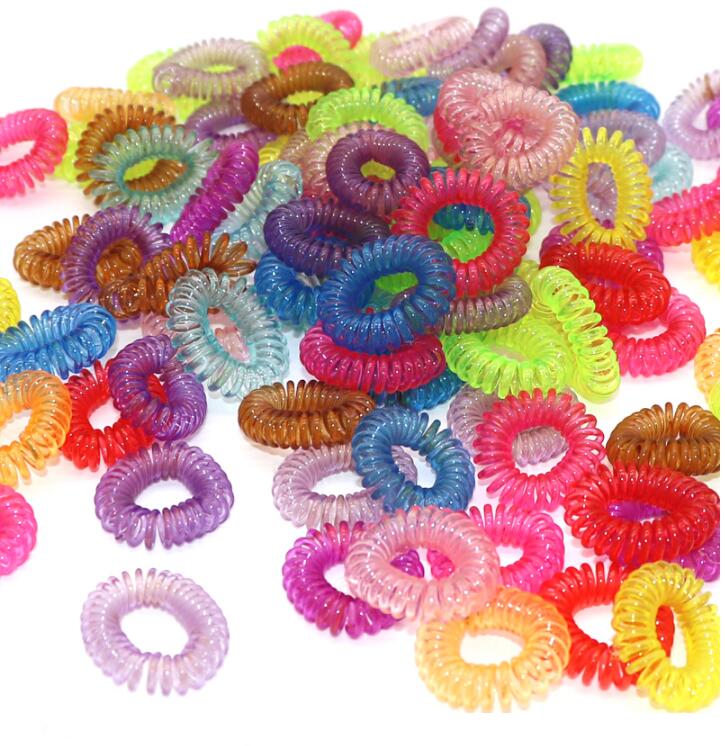New Hair Ring Rope Scrunchy Telephone Wire Line Cord Gum Women Elastic Rubber Band Headwear Ponytail Holder Hairband
New Hair Ring Rope Scrunchy Telephone Wire Line Cord Gum Women Elastic Rubber Band Headwear Ponytail Holder Hairband