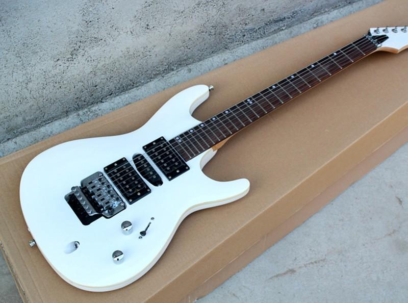 Factory custom HSH pickups,6 String white body Electric Guitar with Floyd Rose tremolo ,chrome hardware -17-11
Factory custom HSH pickups,6 String white body Electric Guitar with Floyd Rose tremolo ,chrome hardware -17-11