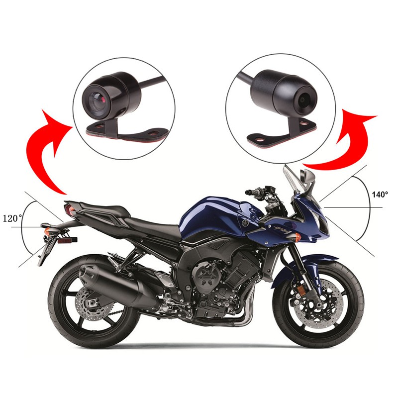 3.0 inch TFT Motorcycle Dual Lens Full HD 1080P DVR Camera Video Recorder Waterproof Motor Camcorders