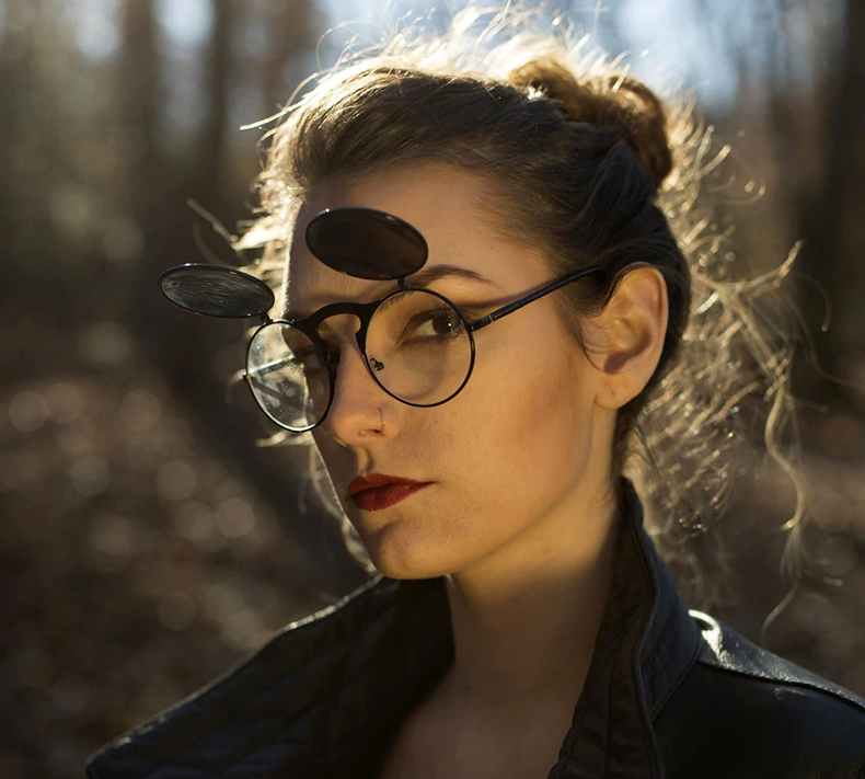 JackJad 2018 New Fashion VINTAGE Round STEAMPUNK Flip Up Sunglasses Steam Punk Clamshell Design Retro Sun Glasses