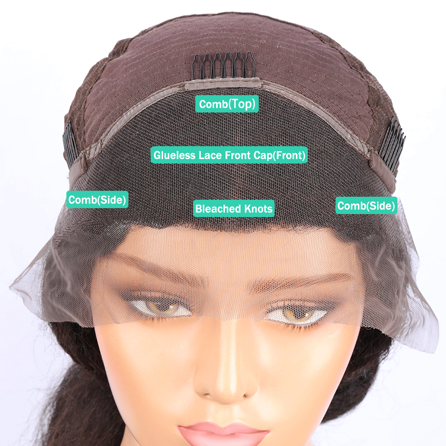 Blue full Lace Front Wig water wave Colored synthetic cosplay party auburn /red/blonde/white Transparent Wigs for white women