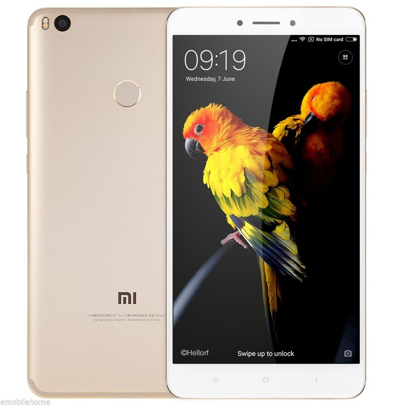 

Original Xiaomi Mi Max 2 4G LTE Mobile Phone 4GB RAM 32GB 64GB 128GB ROM Snapdragon 625 Octa Core Android 6.44" Screen 12.0MP 5300mAh Fingerprint ID Face Smart Cell Phone