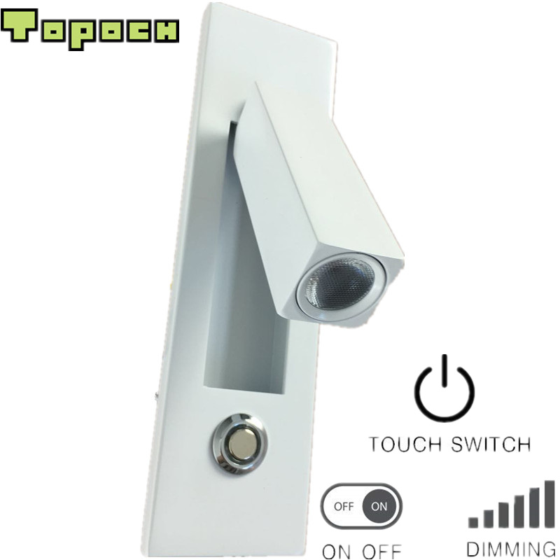 Topoch 2x Bed Headboard Lamp LED 3W White Housing Chrome Switch Head Swivels 90degree Left/Right/Forward Vertically or Horizontally Mounted
Topoch 2x Bed Headboard Lamp LED 3W White Housing Chrome Switch Head Swivels 90degree Left/Right/Forward Vertically or Horizontally Mounted