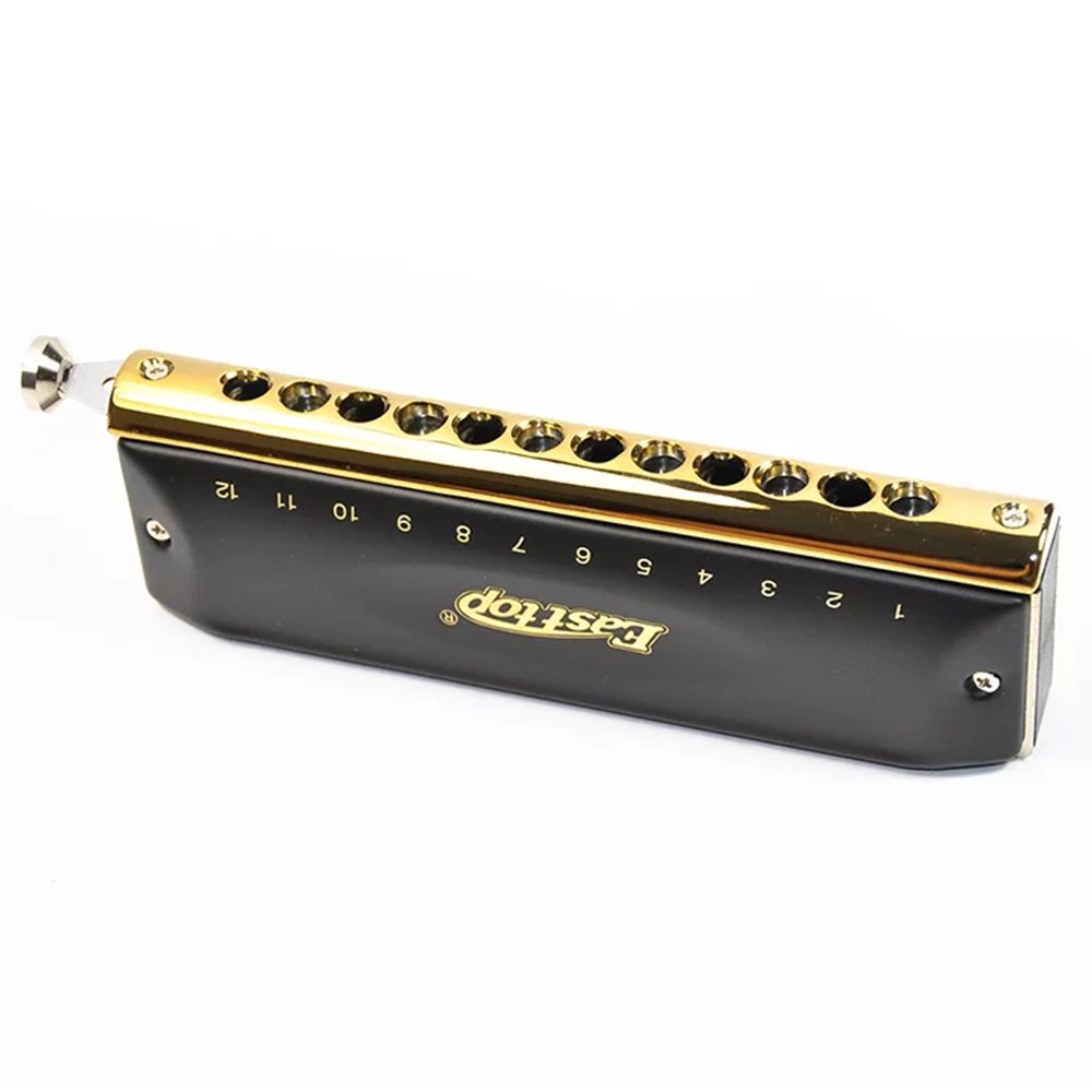 Easttop Chromatic Harmonica 12 Holes 48 Tone Mouth Organ Blues Harp Music Instrumentos Key C Musical Instruments East Top T1248
