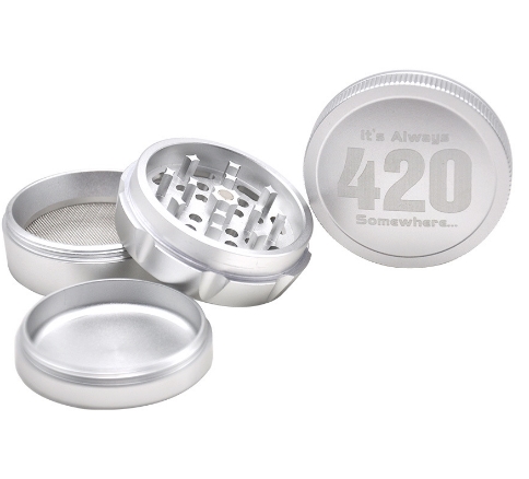 Aircraft Aluminum Alloy Grinder 420 Logo Herb Grinders for Dry Herbal Smoking Tools 4 Layers 63mmBlack/Gold/Silve High Quality Spice Crusher
Aircraft Aluminum Alloy Grinder 420 Logo Herb Grinders for Dry Herbal Smoking Tools 4 Layers 63mmBlack/Gold/Silve High Quality Spice Crusher