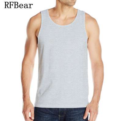 RFBear Fashion Men's 95% Cotton O-Neck Tank Tops Summer Male Sleeveless Vest Casual Printin Solid color high elastic
RFBear Fashion Men's 95% Cotton O-Neck Tank Tops Summer Male Sleeveless Vest Casual Printin Solid color high elastic