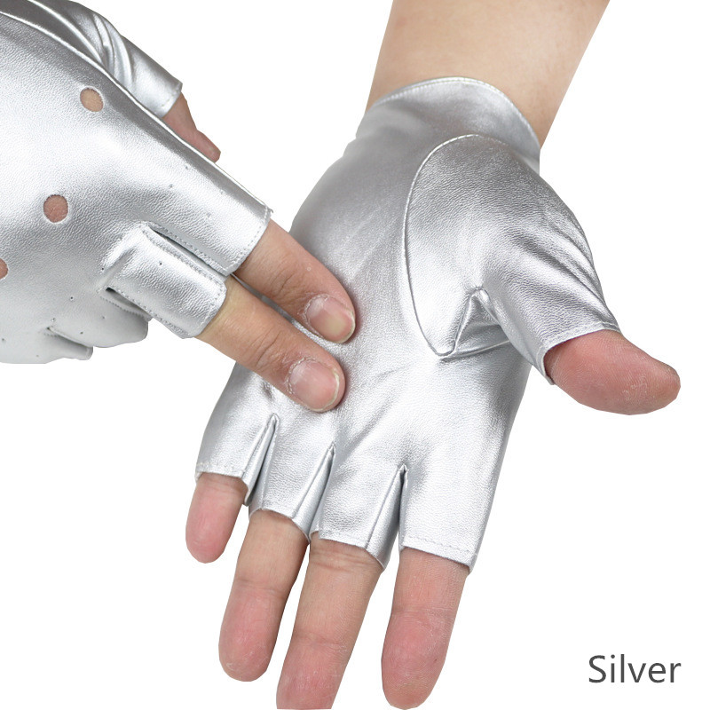 Long Keeper Fashion Men's Gloves Fingerless Leather Gloves for Dancing Party Show Sport Fitness Black Silver Summer Luvas M131
Long Keeper Fashion Men's Gloves Fingerless Leather Gloves for Dancing Party Show Sport Fitness Black Silver Summer Luvas M131