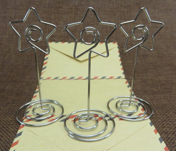 Place Card Holder Wedding Place Card Table Number Holder Photo Memo Holder Number Name Clips Base