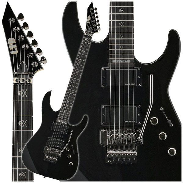 LTD KH 202 Kirk Hammett Distressed Black Electric Guitar Active Copy EMG Pickups, Black Floyd Rose Tremolo Tailpiece, Skull & Bones Inlay
LTD KH 202 Kirk Hammett Distressed Black Electric Guitar Active Copy EMG Pickups, Black Floyd Rose Tremolo Tailpiece, Skull & Bones Inlay
