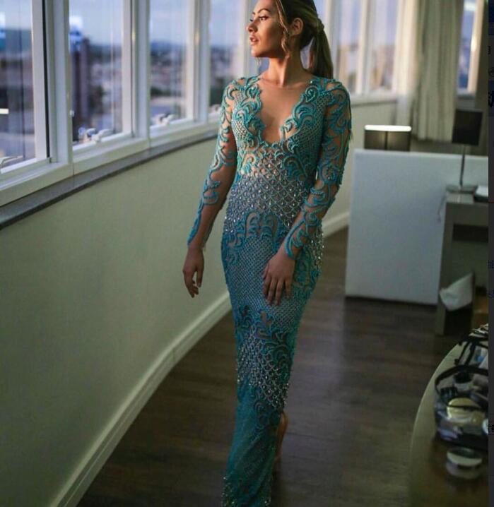 Evening dress Yousef aljasmi Kim kardashian Long sleeve Beaded Lace Appliqued Split Long dresses Almoda gianninaazar ZuhLair murad Ziadnakad, Same with picture
Evening dress Yousef aljasmi Kim kardashian Long sleeve Beaded Lace Appliqued Split Long dresses Almoda gianninaazar ZuhLair murad Ziadnakad, Same with picture