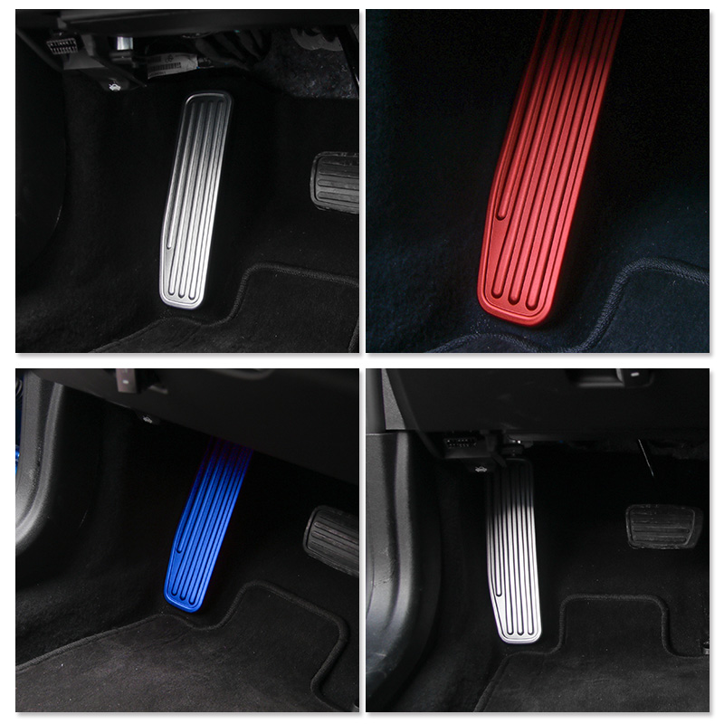 Car Left Foot Rest Pedal Panel Decoration Cover Trim For Chevrolet Camaro 2017 Up Car Interior Accessories