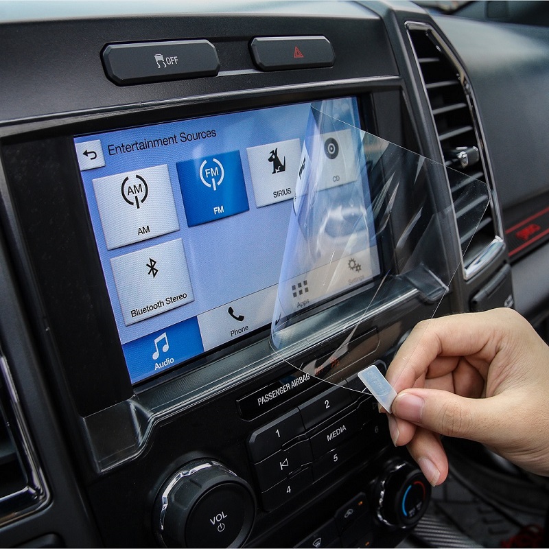 Car Navigation Screen Protective Film Stickers nanofilm For Ford F150 2015+ High Quality Auto Interior Accessories