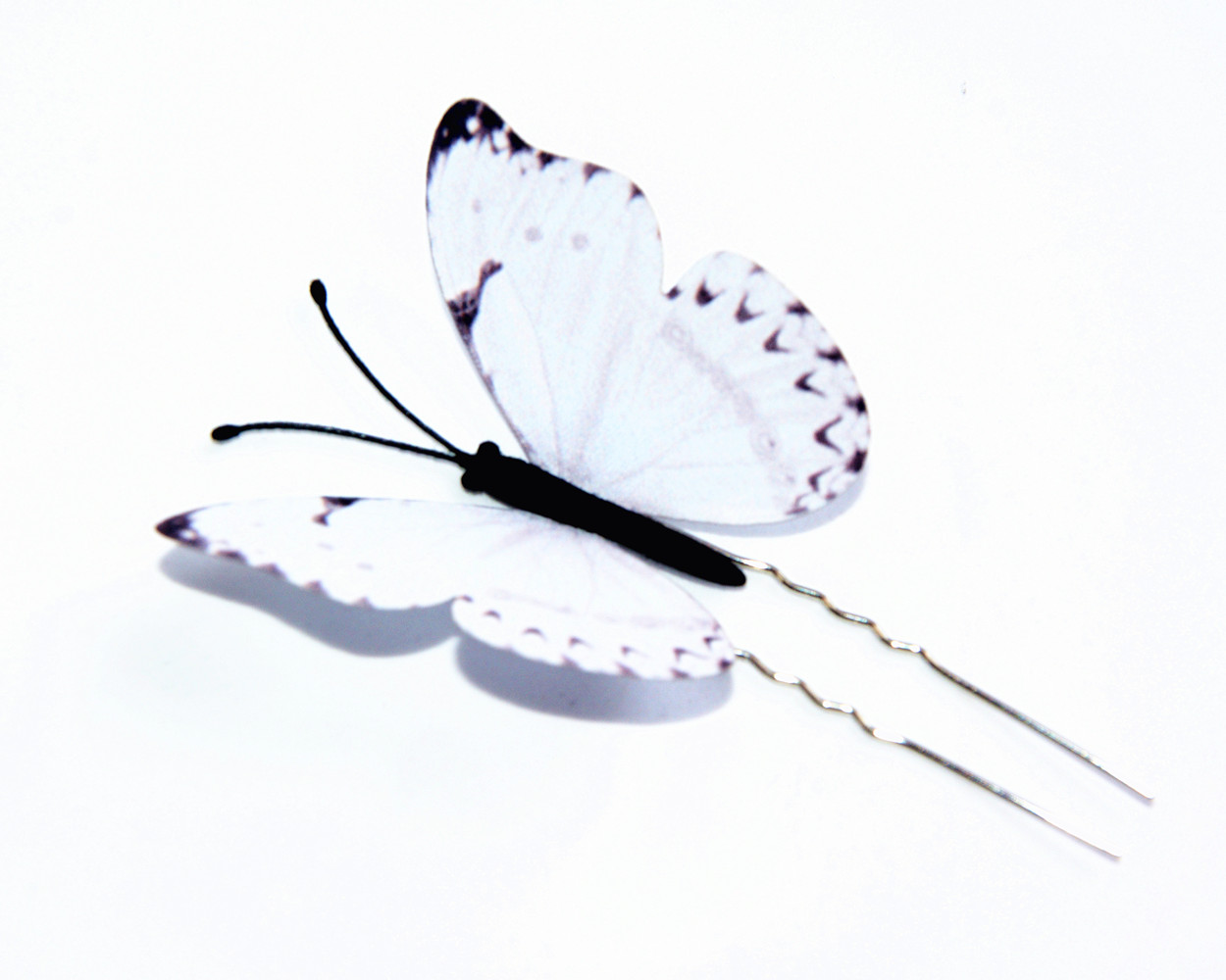 8-Packed U-shaped butterflies Hair Pin Hair Clip hair accessories for Wedding Headdress or Bride Accessorie, Headwear Accessories for Party