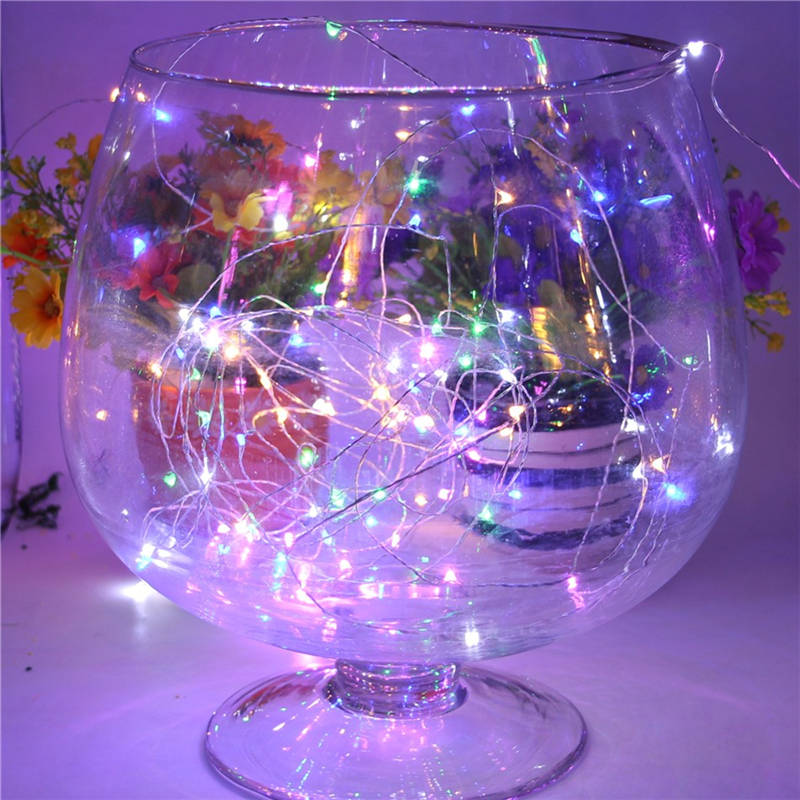 5M 10M LED String Lights USB 8 Function Sliver wire remote control fairy lights LED christmas lights Wedding Party Holiday decoration