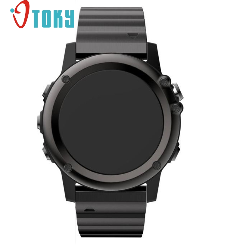 Hot Sale OTOKY Fabulous Metal Stainless Steel Watch Wrist Band Strap for Garmin 3/HR #freeshipping